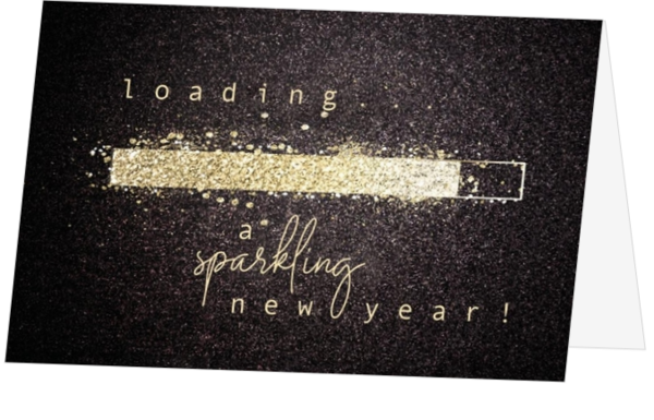 Carte de Vœux - Loading the new year