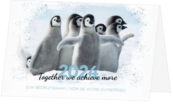 Carte de Vœux - Équipe des pingouins
