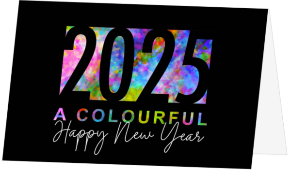 Carte de Vœux - Colourful New Year